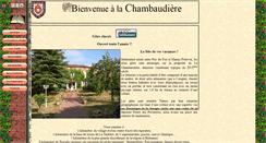 Desktop Screenshot of gites-chambaudiere.com